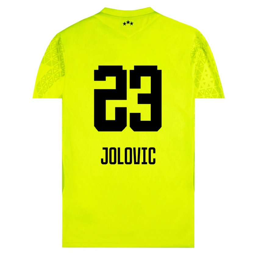 Danxen Criança Bogdan Jolovic #23 Preto Verde Amarelo Camisola Guarda-Redes 2025/26 Camisa Brasil