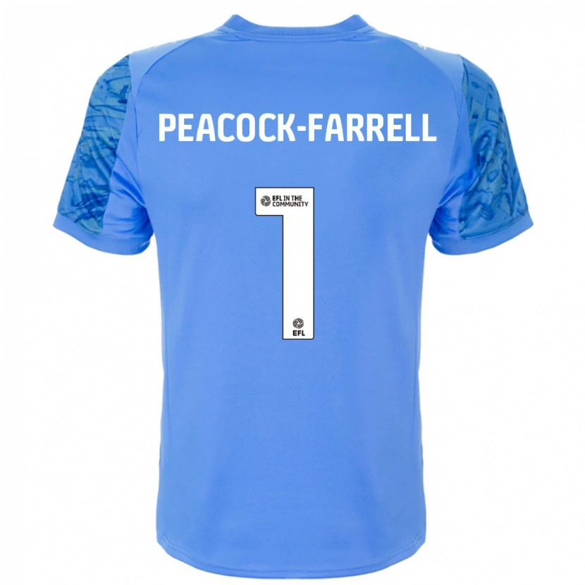 Danxen Criança Bailey Peacock-Farrell #1 Azul Dodging Camisola Guarda-Redes 2025/26 Camisa Brasil