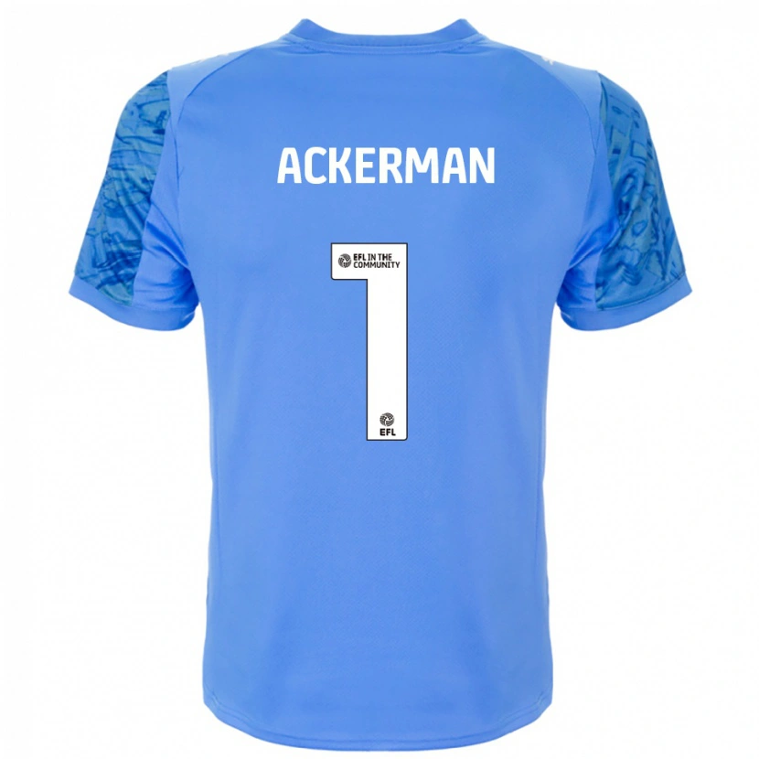 Danxen Criança Emily Ackerman #1 Azul Dodging Camisola Guarda-Redes 2025/26 Camisa Brasil
