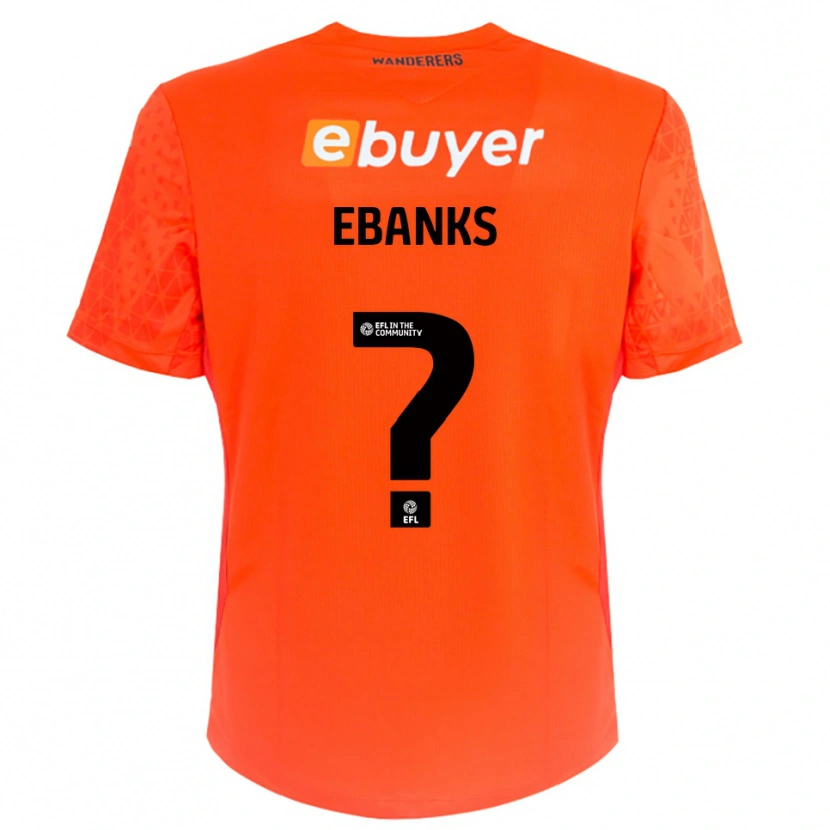 Danxen Criança Eve Ebanks #0 Preto Laranja Camisola Guarda-Redes 2025/26 Camisa Brasil