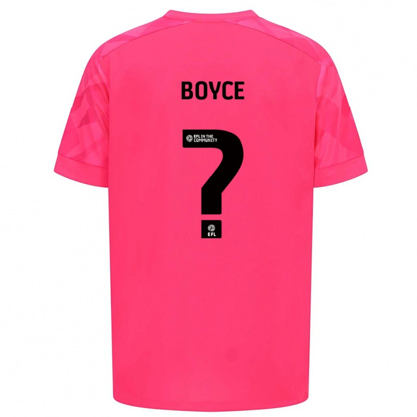 Danxen Criança Oliver Boyce #0 Rosa Rose Camisola Guarda-Redes 2025/26 Camisa Brasil