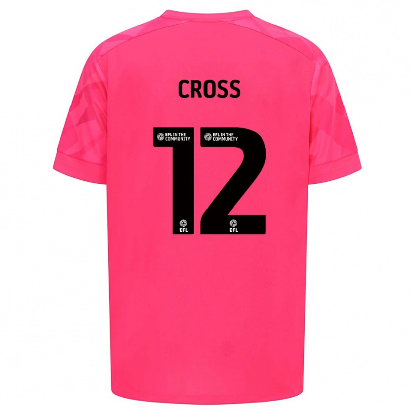 Danxen Criança Alex Cross #12 Rosa Rose Camisola Guarda-Redes 2025/26 Camisa Brasil