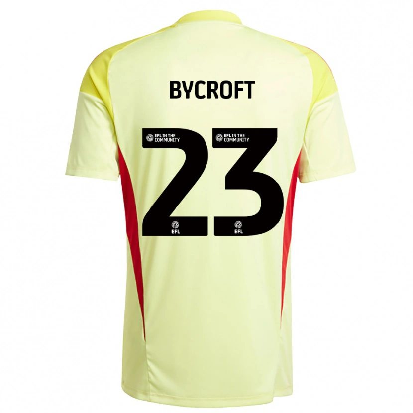 Danxen Criança Jack Bycroft #23 Amarelo Claro Camisola Guarda-Redes 2025/26 Camisa Brasil