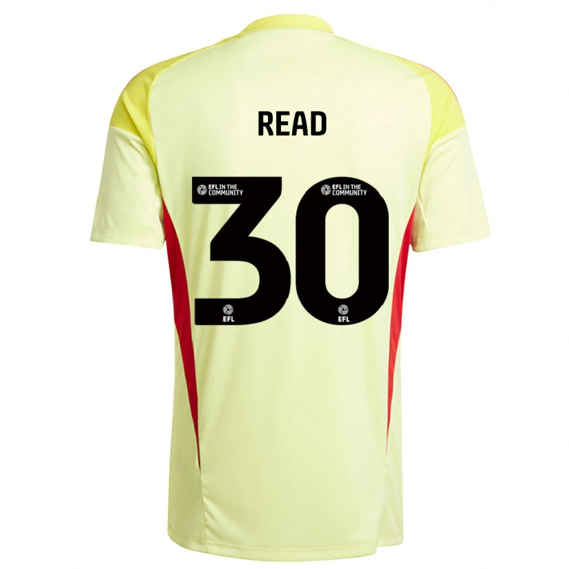 Danxen Criança Jasmine Read #30 Amarelo Claro Camisola Guarda-Redes 2025/26 Camisa Brasil