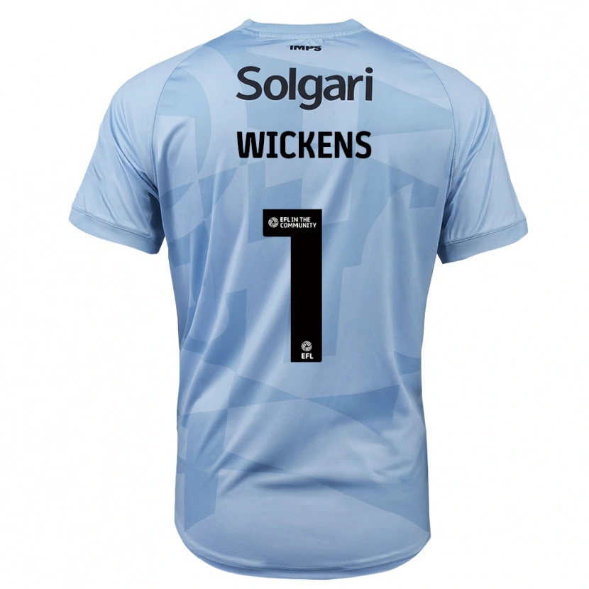 Danxen Criança George Wickens #1 Azul Celeste Claro Camisola Guarda-Redes 2025/26 Camisa Brasil