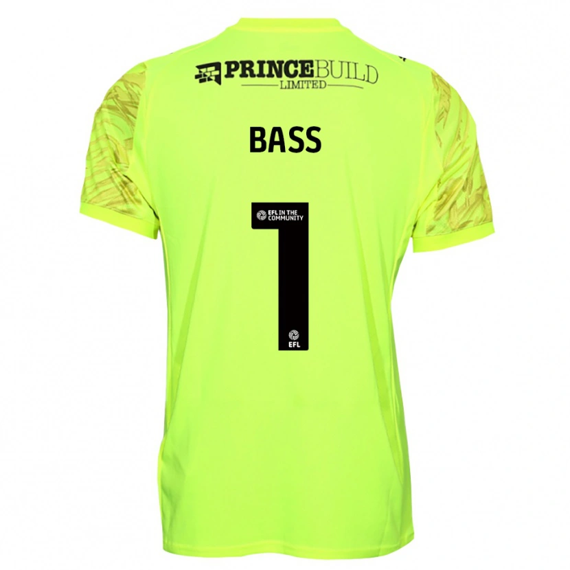 Danxen Criança Alex Bass #1 Preto Verde Fluorescente Camisola Guarda-Redes 2025/26 Camisa Brasil