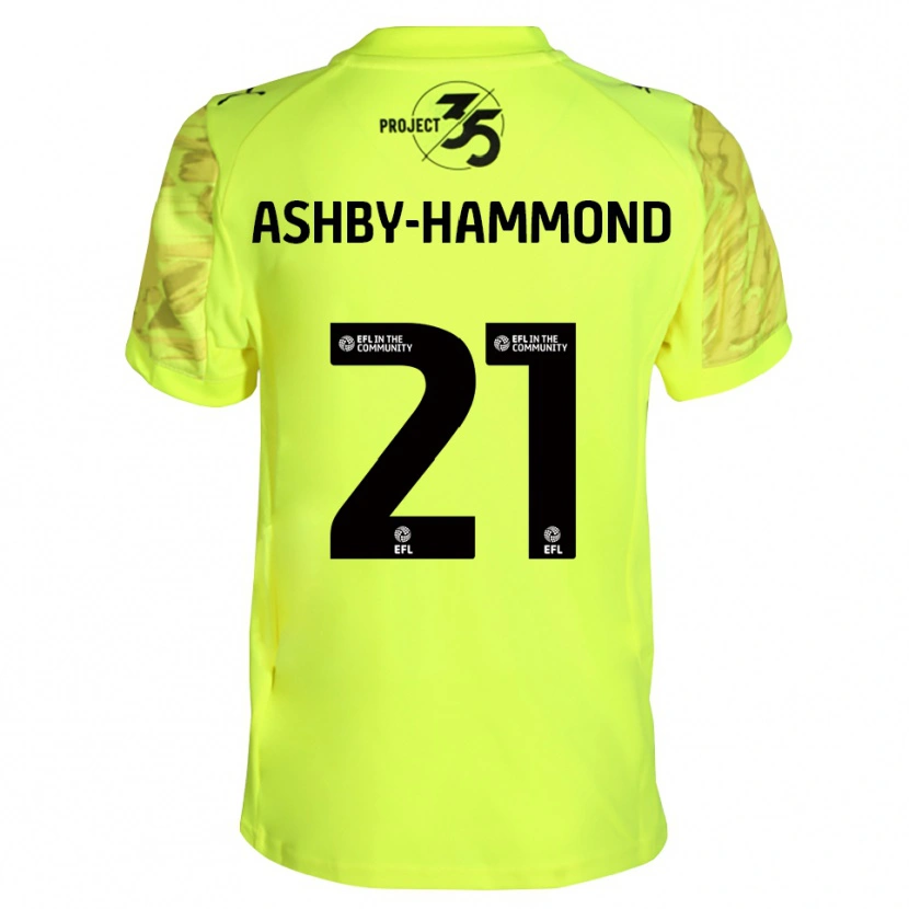 Danxen Criança Luca Ashby-Hammond #21 Preto Verde Fluorescente Camisola Guarda-Redes 2025/26 Camisa Brasil