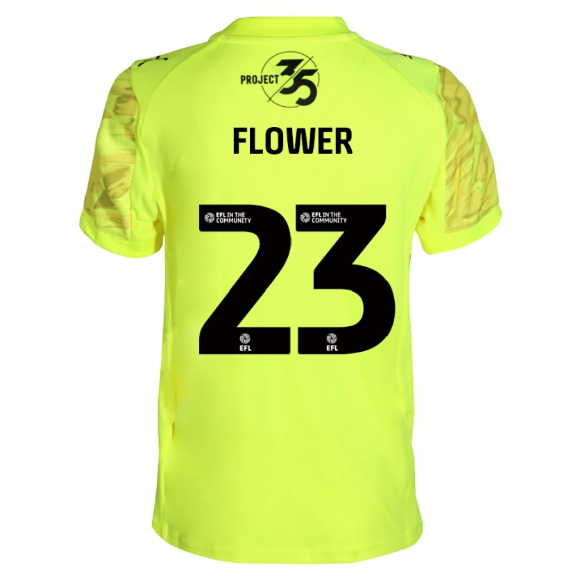 Danxen Criança Jack Flower #23 Preto Verde Fluorescente Camisola Guarda-Redes 2025/26 Camisa Brasil