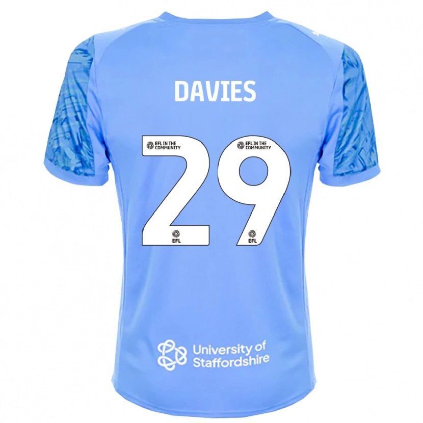 Danxen Criança Arron Davies #29 Azul Royal Camisola Guarda-Redes 2025/26 Camisa Brasil