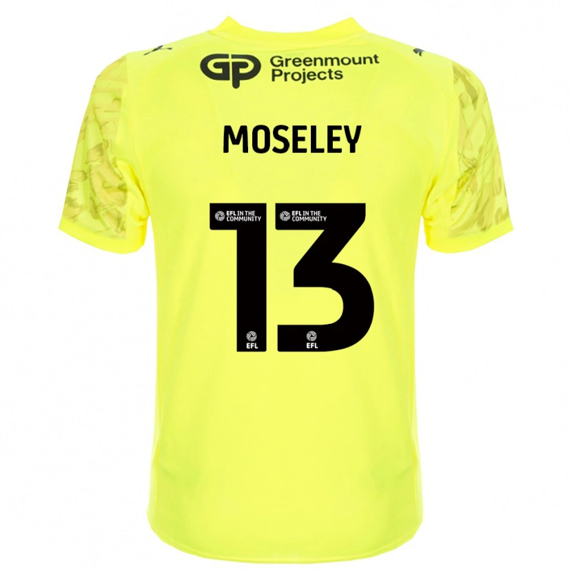 Danxen Criança Faye Moseley #13 Preto Verde Fluorescente Camisola Guarda-Redes 2025/26 Camisa Brasil
