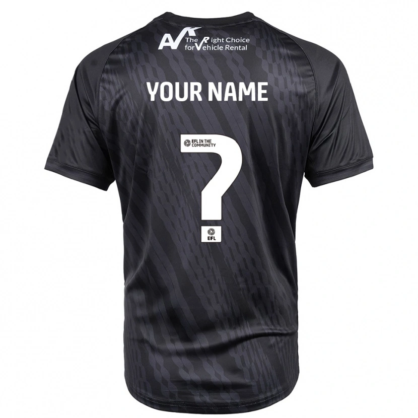 Danxen Criança Shrewsbury Town Preto Branco Camisola Guarda-Redes 2025/26 Camisa Brasil