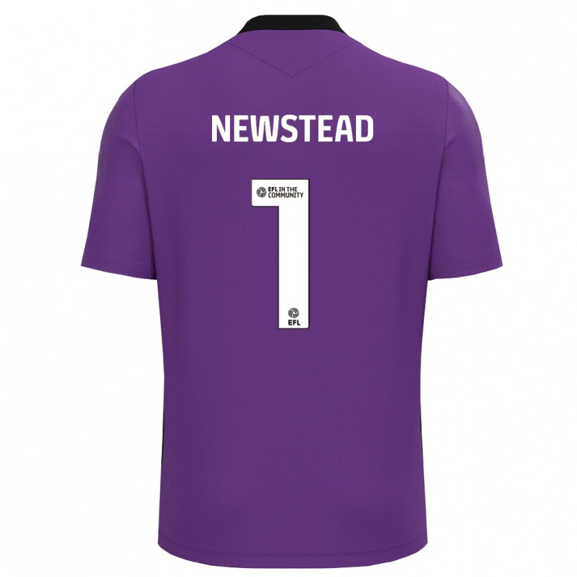 Danxen Criança Jamie-Louise Newstead #1 Branco Roxo Camisola Guarda-Redes 2025/26 Camisa Brasil