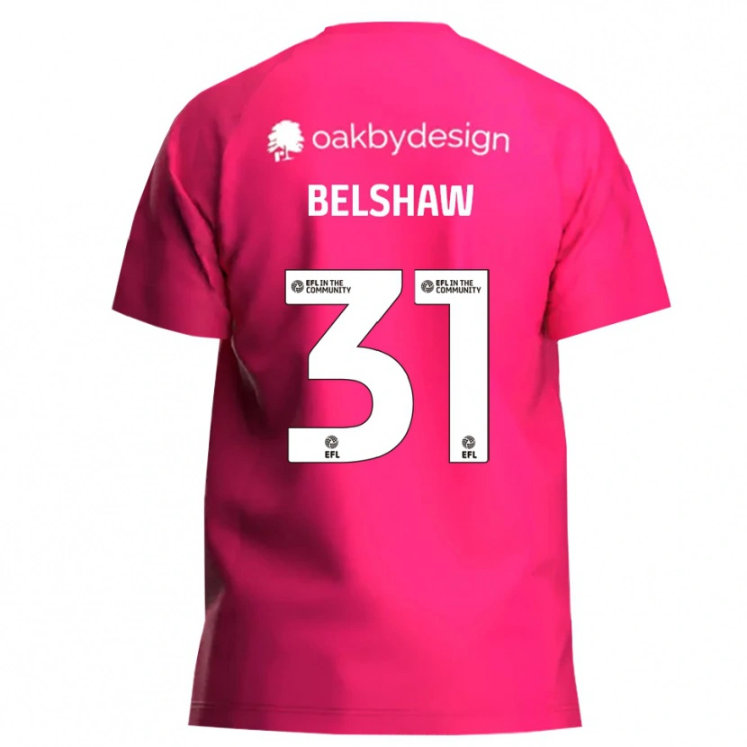 Danxen Criança James Belshaw #31 Magenta Camisola Guarda-Redes 2025/26 Camisa Brasil