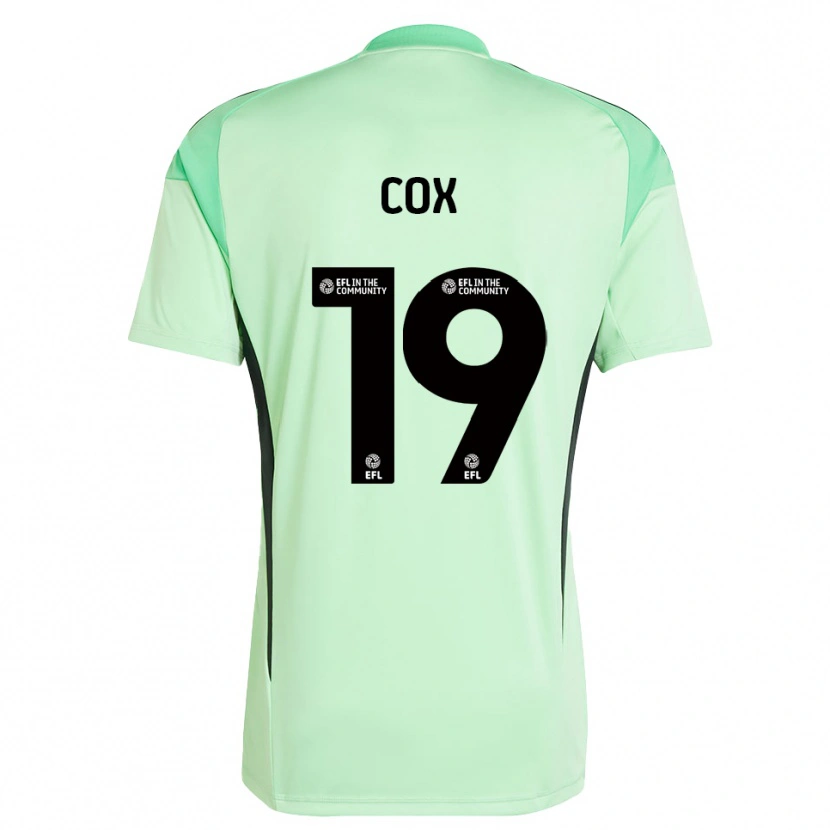 Danxen Criança Hannah Cox #19 Preto Verde Claro Camisola Guarda-Redes 2025/26 Camisa Brasil