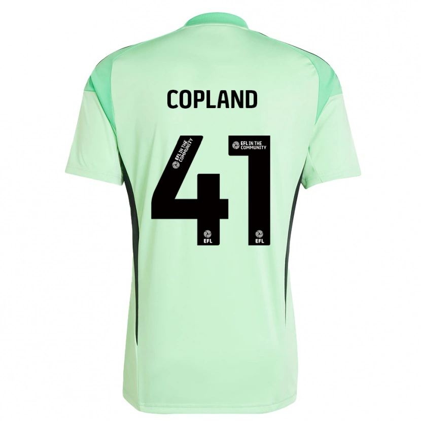 Danxen Criança Jack Copland #41 Preto Verde Claro Camisola Guarda-Redes 2025/26 Camisa Brasil