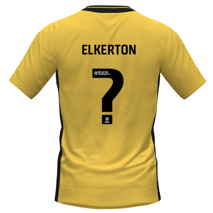 Danxen Criança Ava Elkerton #0 Preto Amarelo Camisola Guarda-Redes 2025/26 Camisa Brasil