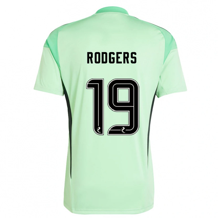 Danxen Criança Lisa Rodgers #19 Preto Verde Claro Camisola Guarda-Redes 2025/26 Camisa Brasil