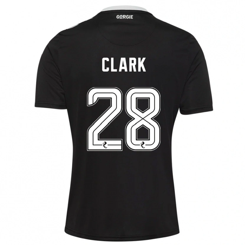 Danxen Criança Zander Clark #28 Borgonha Escuro Camisola Guarda-Redes 2025/26 Camisa Brasil