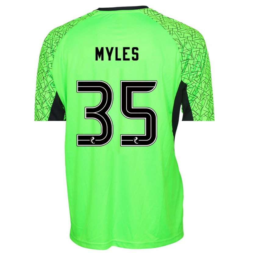 Danxen Criança Evan Myles #35 Verde Preto Camisola Guarda-Redes 2025/26 Camisa Brasil