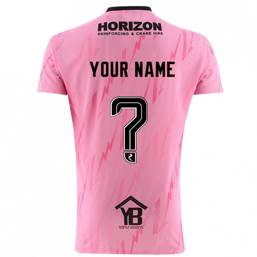 Danxen Criança Falkirk FC Preto Rosa Camisola Guarda-Redes 2025/26 Camisa Brasil