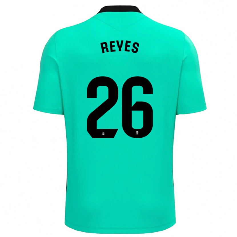 Danxen Criança Jhafets Reyes #26 Verde Preto Camisola Guarda-Redes 2025/26 Camisa Brasil
