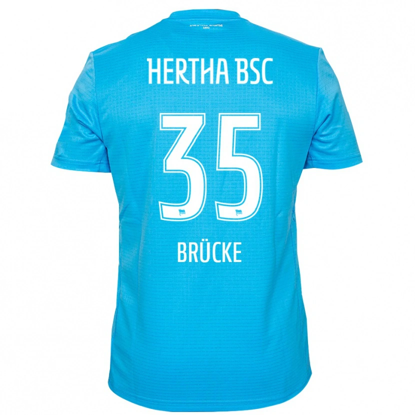 Danxen Criança Marius Gersbeck #35 Azul Claro Branco Camisola Guarda-Redes 2025/26 Camisa Brasil