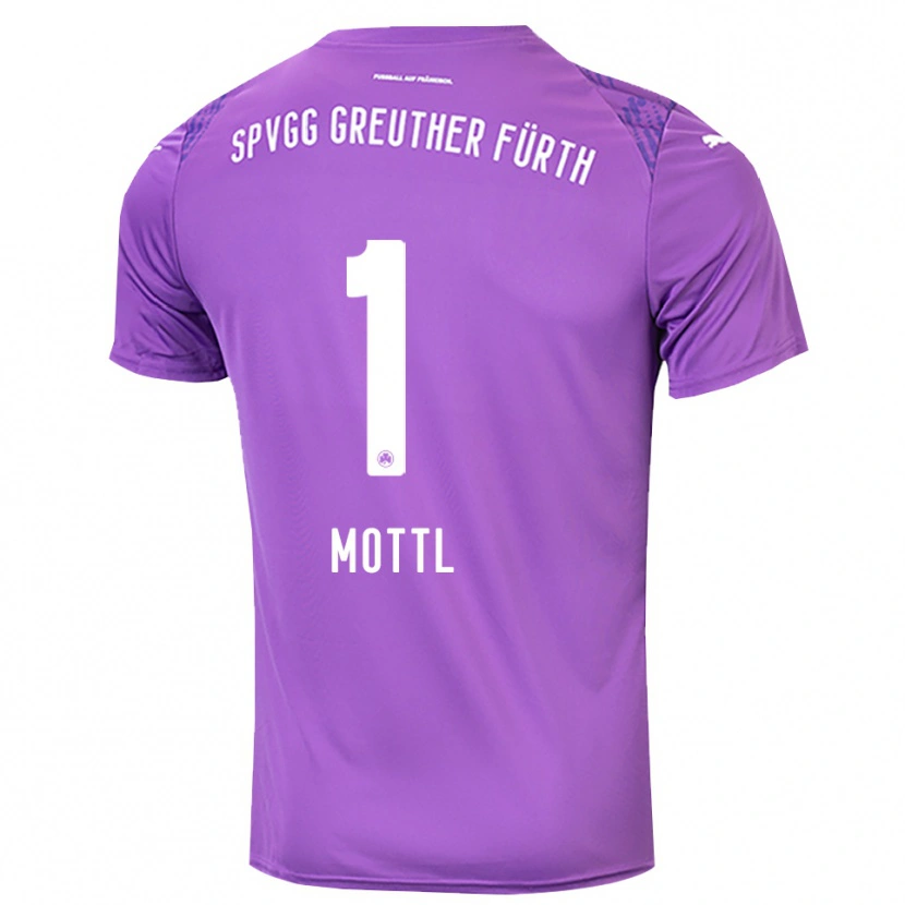 Danxen Criança Jan Mottl #1 Roxo Branco Camisola Guarda-Redes 2025/26 Camisa Brasil