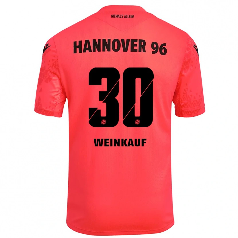 Danxen Criança Leo Weinkauf #30 Vermelho Preto Camisola Guarda-Redes 2025/26 Camisa Brasil