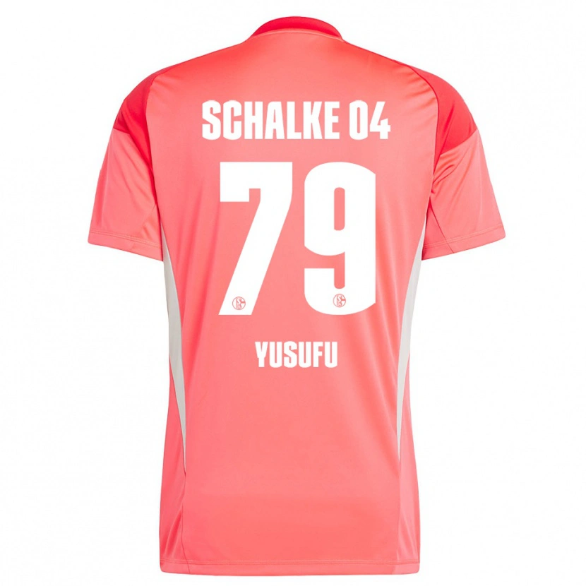 Danxen Criança Leonie Bendzulla #79 Vermelho Coral Camisola Guarda-Redes 2025/26 Camisa Brasil