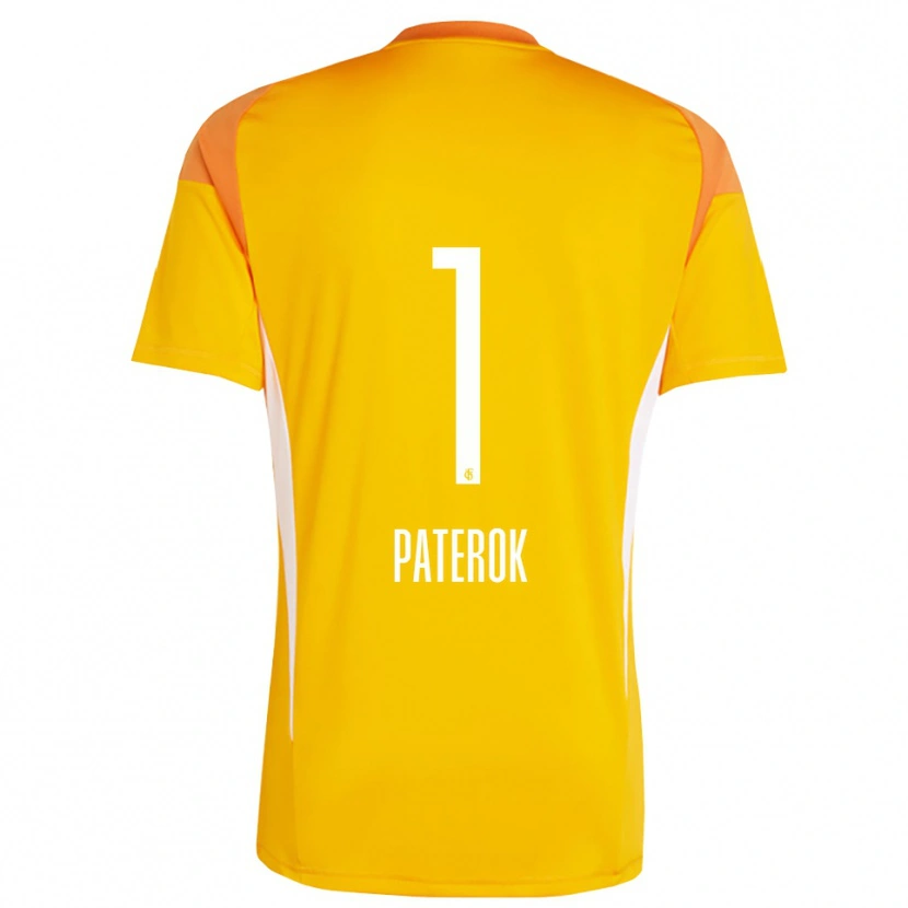 Danxen Criança Tim Paterok #1 Amarelo Laranja Camisola Guarda-Redes 2025/26 Camisa Brasil