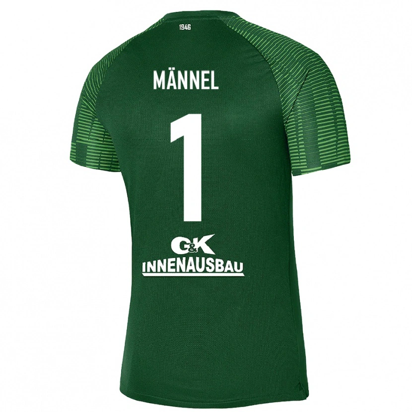 Danxen Criança Martin Männel #1 Verde Escuro Preto Camisola Guarda-Redes 2025/26 Camisa Brasil