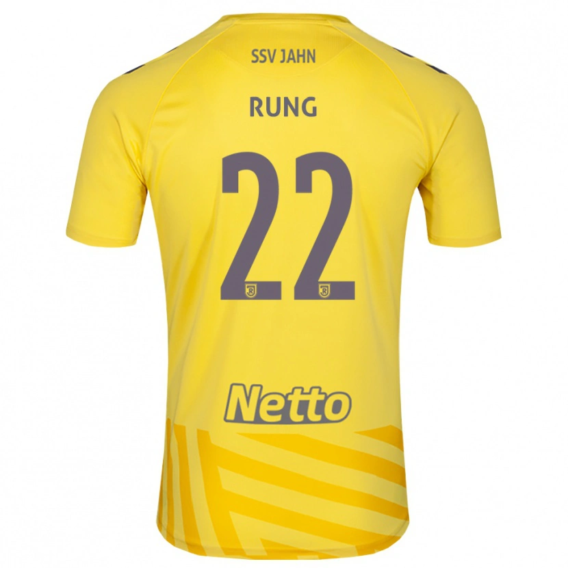 Danxen Criança Julian Rung #22 Amarelo Cinza Camisola Guarda-Redes 2025/26 Camisa Brasil
