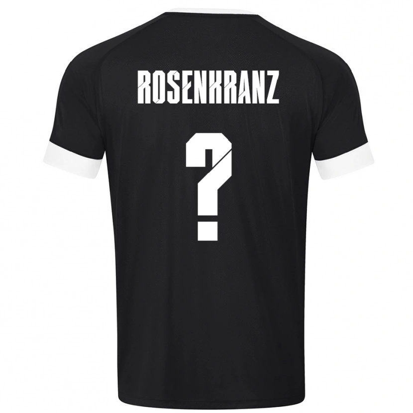 Danxen Criança Colin Rosenkranz #0 Preto Branco Camisola Guarda-Redes 2025/26 Camisa Brasil