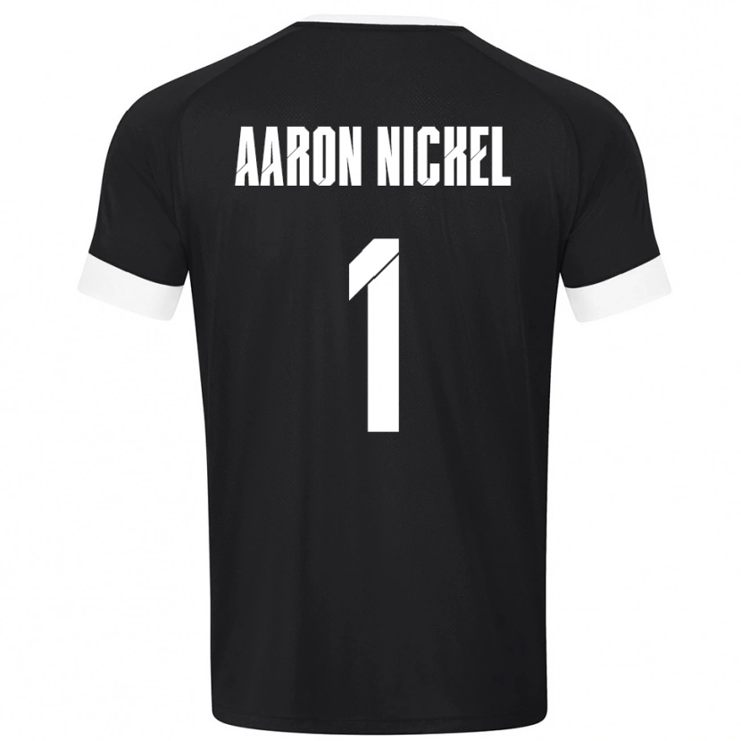 Danxen Criança Arvit Aaron Nickel #1 Preto Branco Camisola Guarda-Redes 2025/26 Camisa Brasil