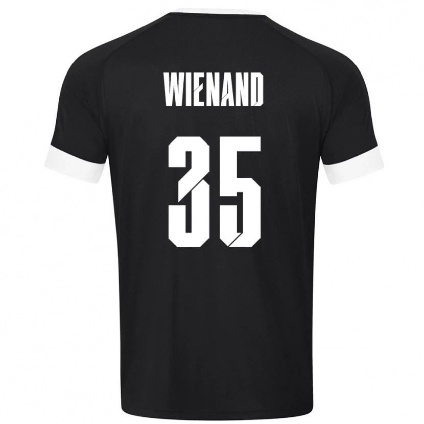 Danxen Criança Felix Wienand #35 Preto Branco Camisola Guarda-Redes 2025/26 Camisa Brasil