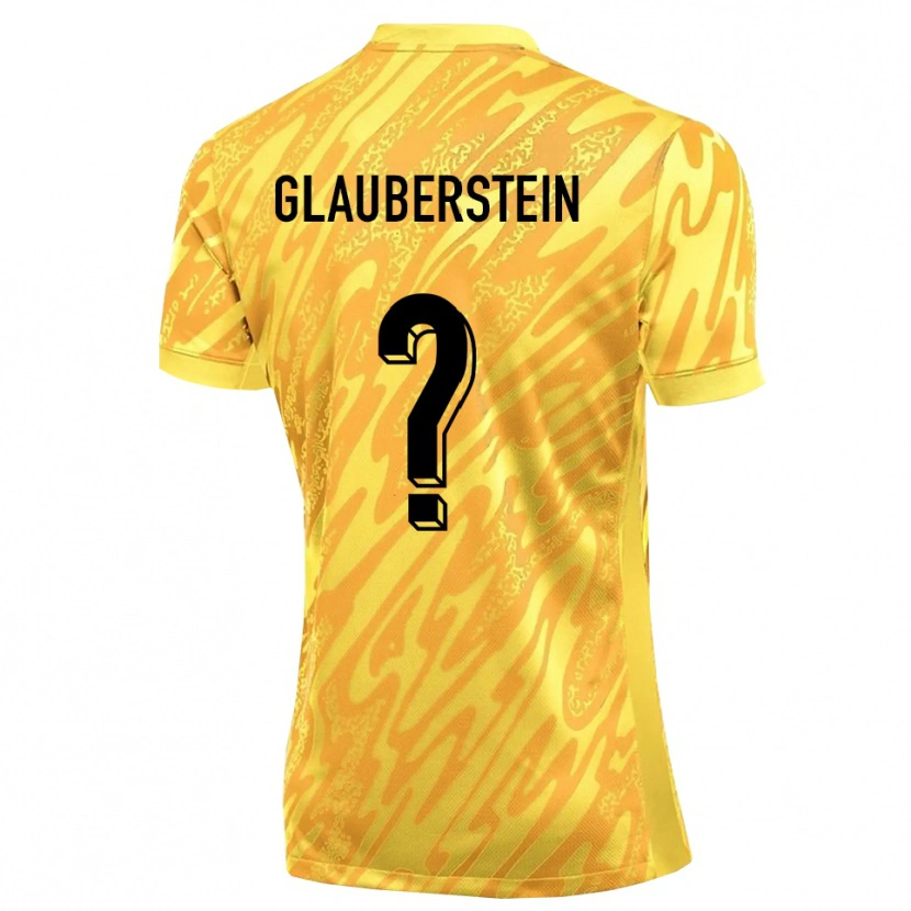 Danxen Criança Jonas Glauberstein #0 Amarelo Laranja Camisola Guarda-Redes 2025/26 Camisa Brasil
