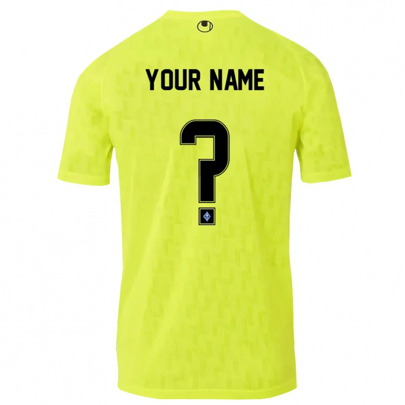 Danxen Criança SV Waldhof Mannheim Amarelo Preto Camisola Guarda-Redes 2025/26 Camisa Brasil