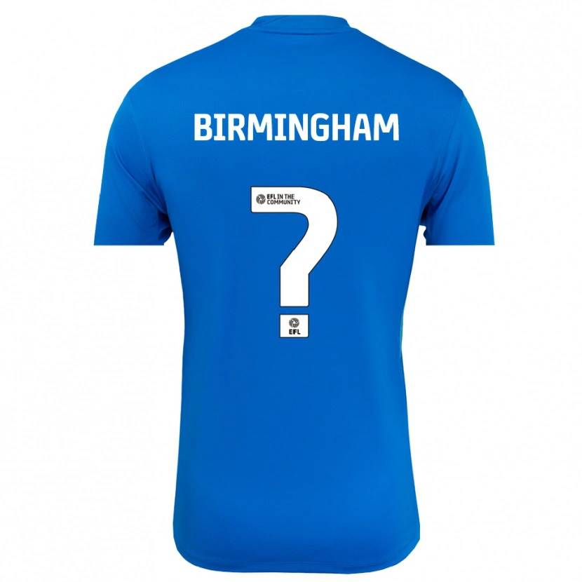 Danxen Criança Shea Birmingham #0 Azul Branco Camisola Guarda-Redes 2025/26 Camisa Brasil