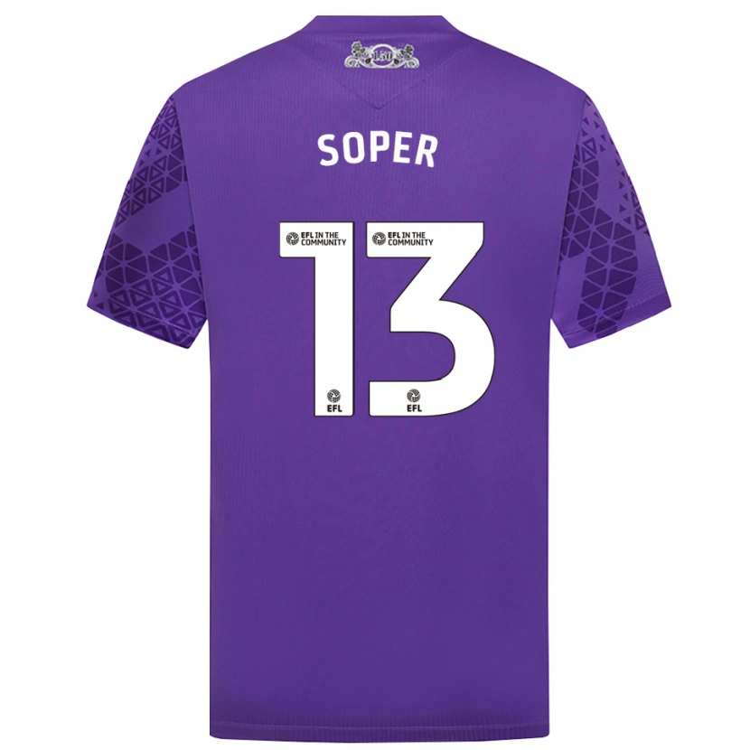 Danxen Criança Poppy Soper #13 Roxo Branco Camisola Guarda-Redes 2025/26 Camisa Brasil
