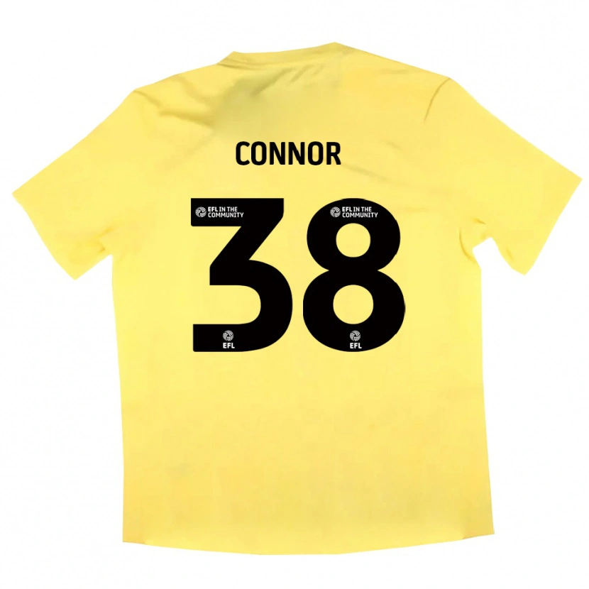 Danxen Criança Shea Connor #38 Amarelo Preto Camisola Guarda-Redes 2025/26 Camisa Brasil
