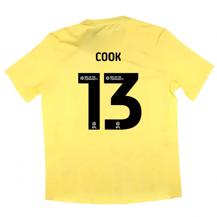 Danxen Criança Ruby Cook #13 Amarelo Preto Camisola Guarda-Redes 2025/26 Camisa Brasil