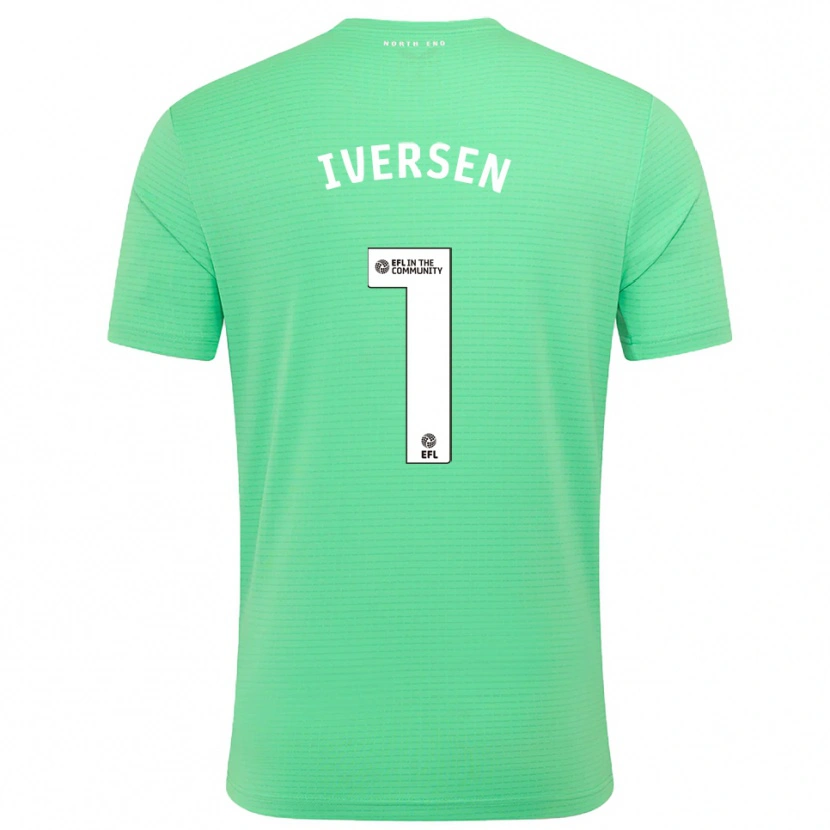 Danxen Criança Daniel Iversen #1 Turquesa Pastel Camisola Guarda-Redes 2025/26 Camisa Brasil