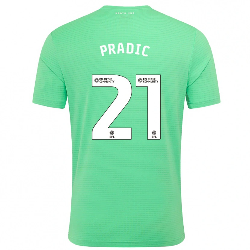 Danxen Criança James Pradic #21 Turquesa Pastel Camisola Guarda-Redes 2025/26 Camisa Brasil