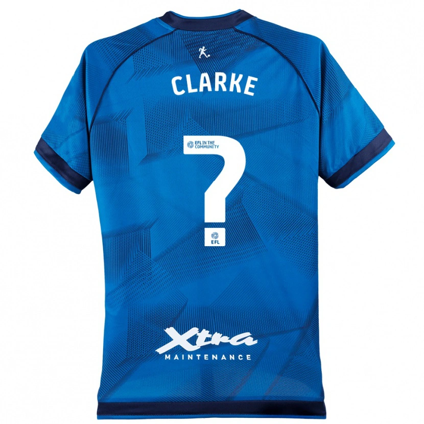Danxen Criança Kenny Clarke #0 Azul Branco Camisola Guarda-Redes 2025/26 Camisa Brasil