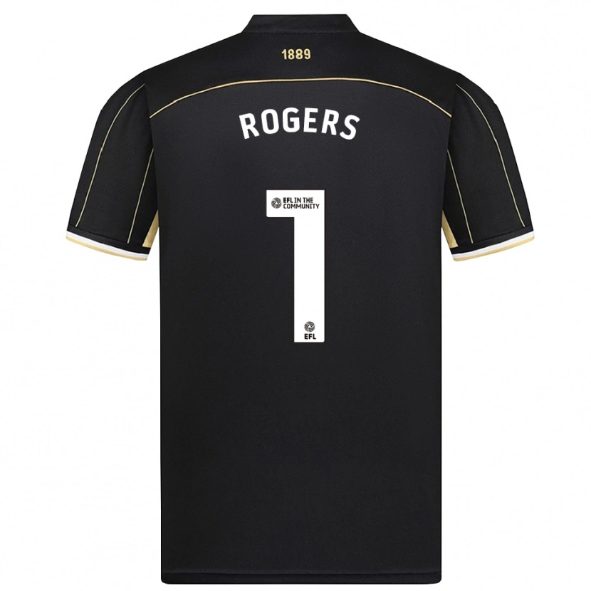 Danxen Criança Sian Rogers #1 Marrom Preto Camisola Guarda-Redes 2025/26 Camisa Brasil