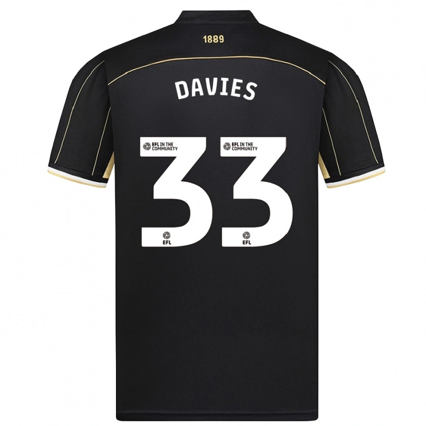 Danxen Criança Bethan Davies #33 Marrom Preto Camisola Guarda-Redes 2025/26 Camisa Brasil