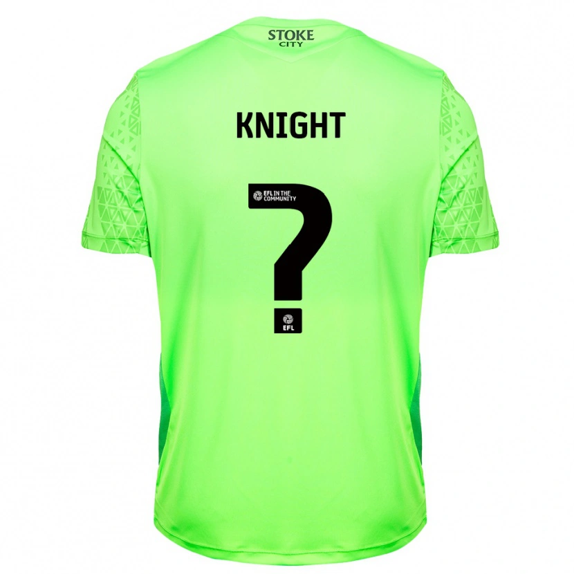 Danxen Criança Lucas Knight #0 Verde Preto Camisola Guarda-Redes 2025/26 Camisa Brasil