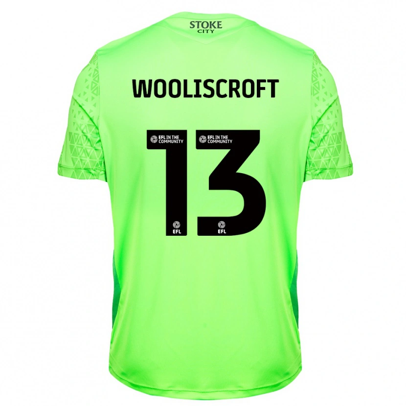 Danxen Criança Morgan Wooliscroft #13 Verde Preto Camisola Guarda-Redes 2025/26 Camisa Brasil