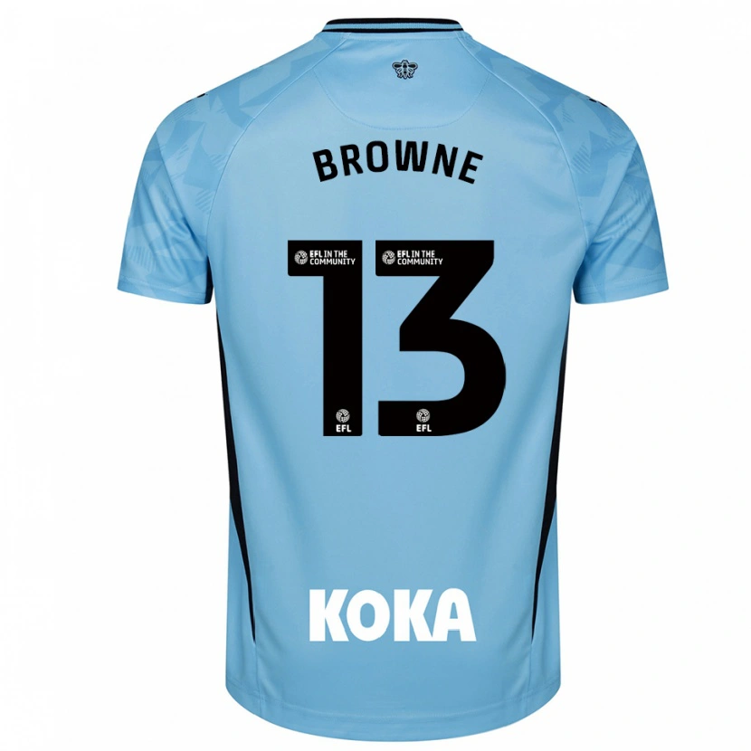 Danxen Criança Roraigh Browne #13 Azul Céu Claro Camisola Guarda-Redes 2025/26 Camisa Brasil