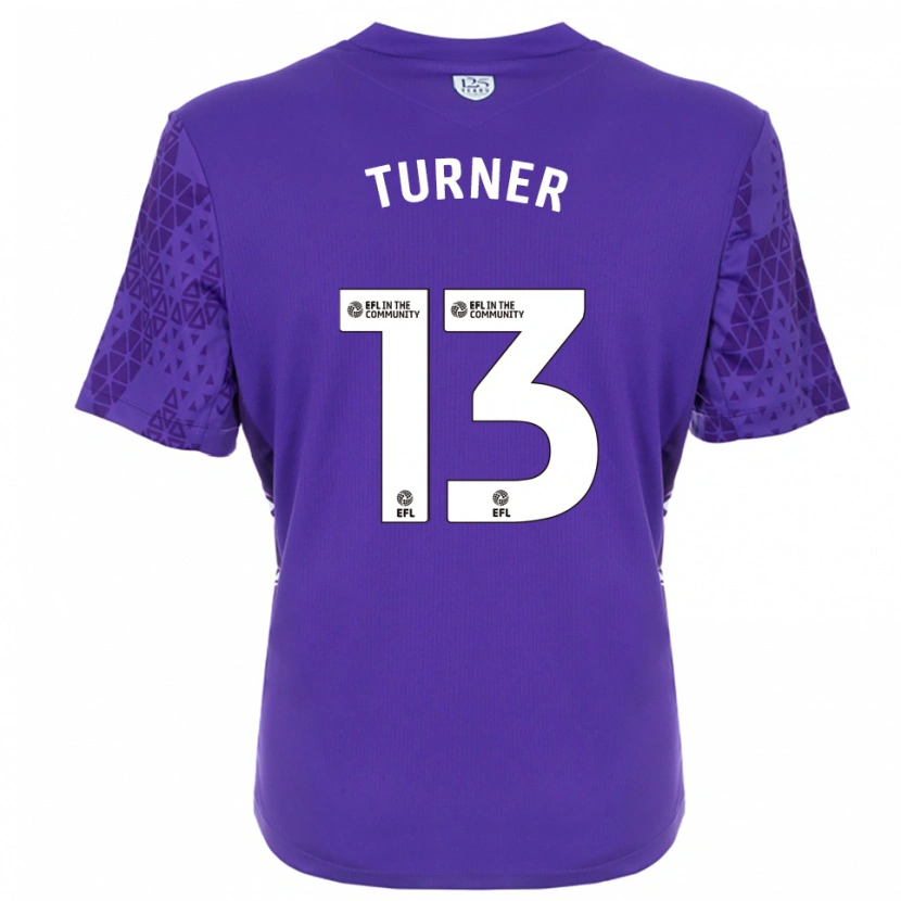Danxen Criança Shannon Turner #13 Branco Roxo Camisola Guarda-Redes 2025/26 Camisa Brasil